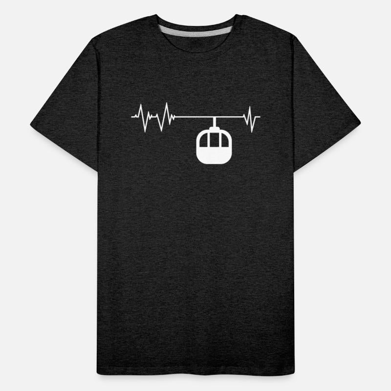 Funny Gondola Lift Heartbeat Apparel Cable Car