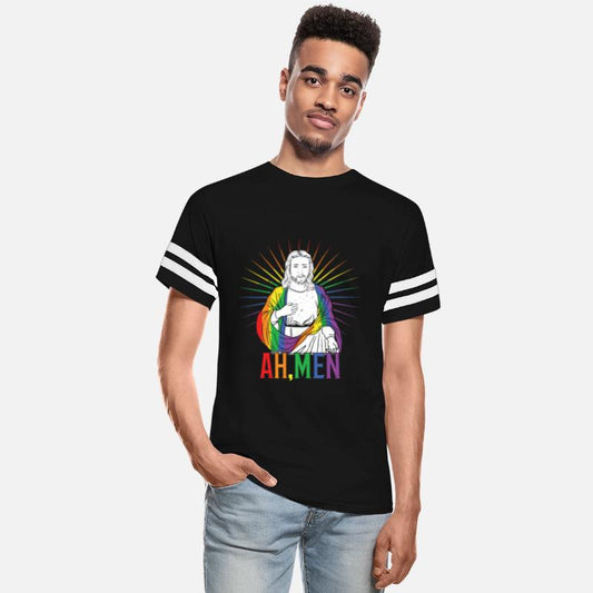 Funny Jesus Gay LGBTQ Rainbow LGBT Pride Month