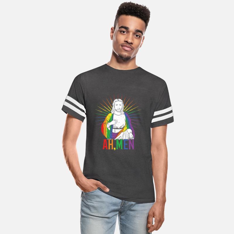 Funny Jesus Gay LGBTQ Rainbow LGBT Pride Month