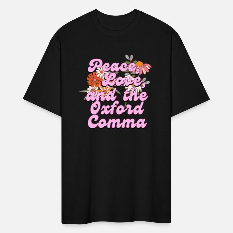 Funny Oxford Comma Peace Love and the Oxford Comma