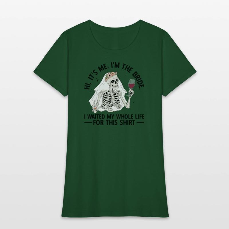 Funny Skeleton Bride Finally getting Married Shirt