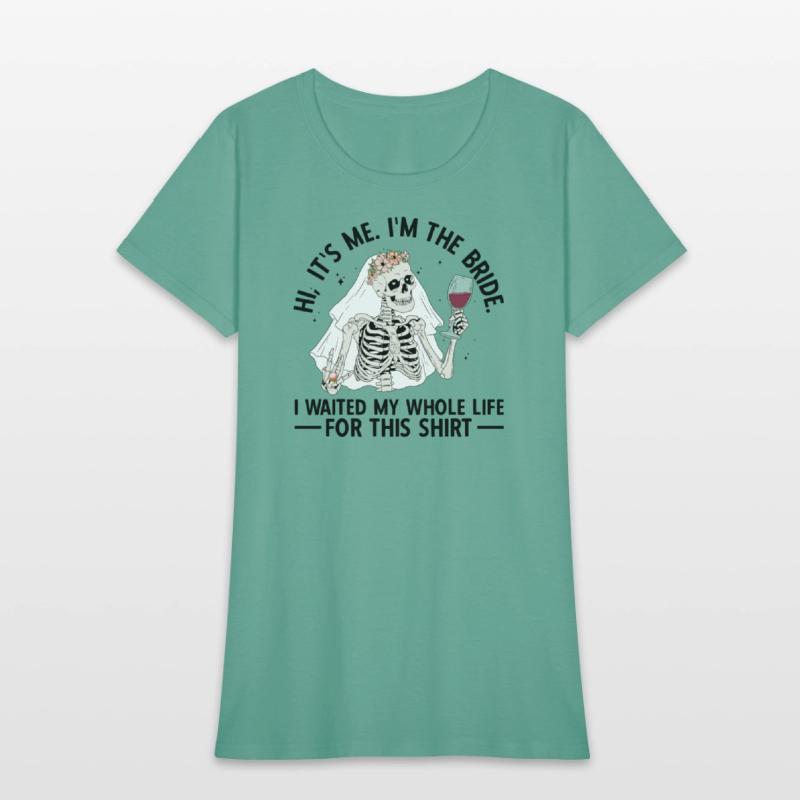 Funny Skeleton Bride Finally getting Married Shirt