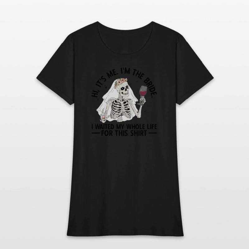 Funny Skeleton Bride Finally getting Married Shirt