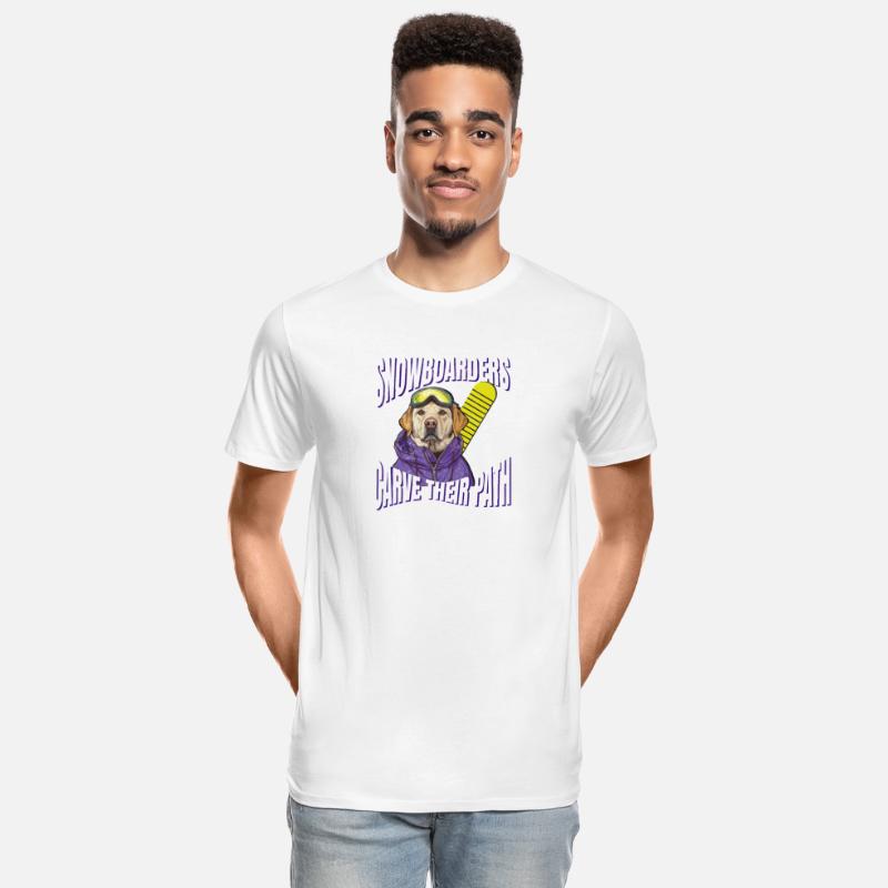 Funny Snowboarders Carve Their Path Winter Sports