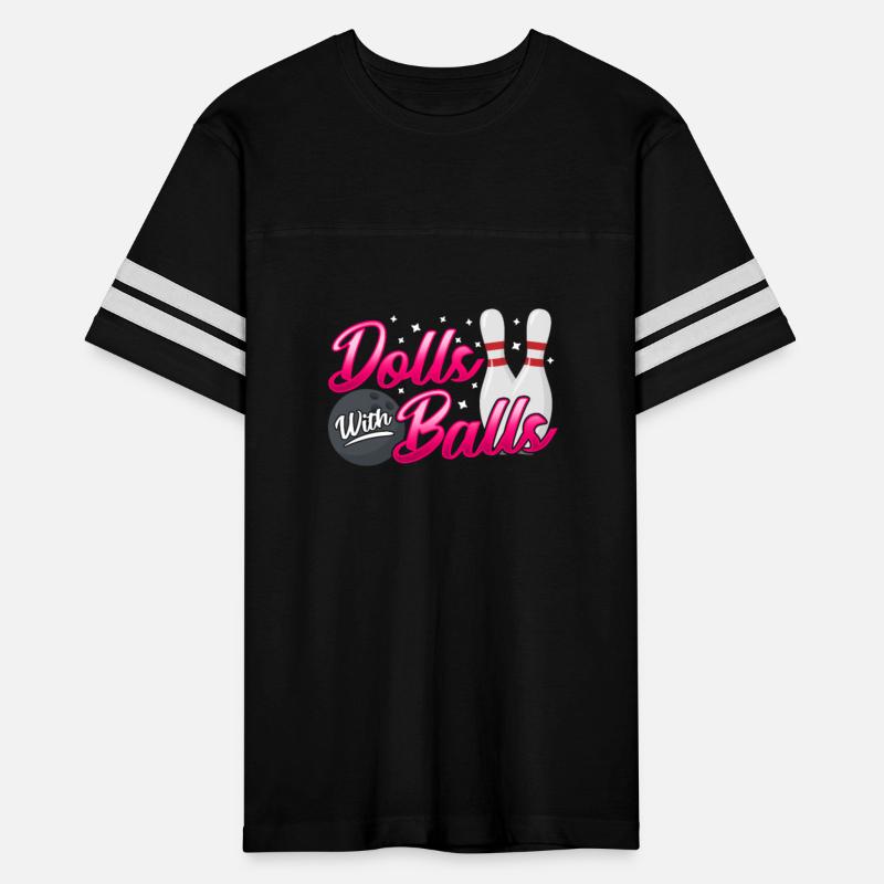 Funny Women Bowling Team Dolls With Balls