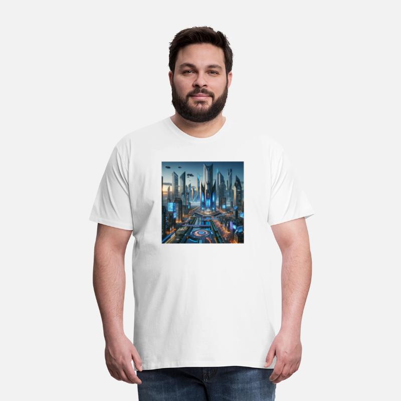 Future Metropolis Neon Lights and Advanced