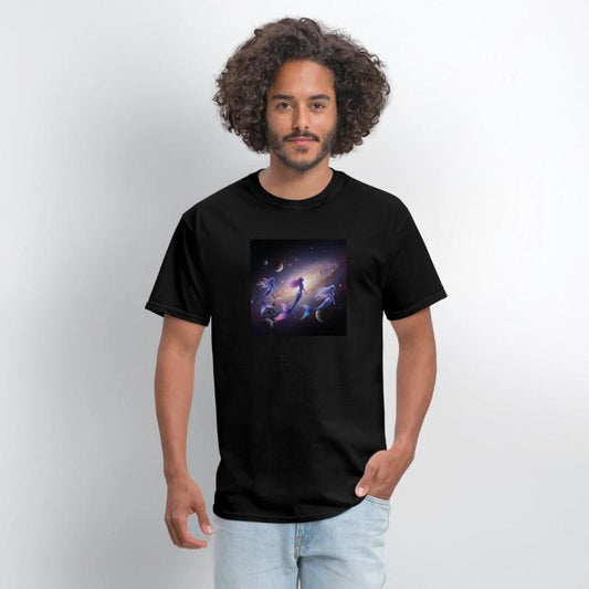 Galactic Mermaid Nebula T-Shirt