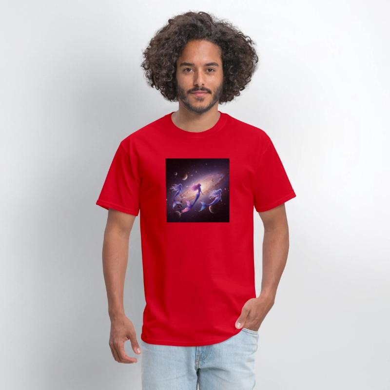Galactic Mermaid Nebula T-Shirt