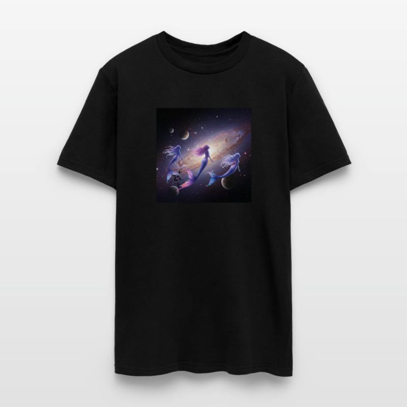 Galactic Mermaid Nebula T-Shirt