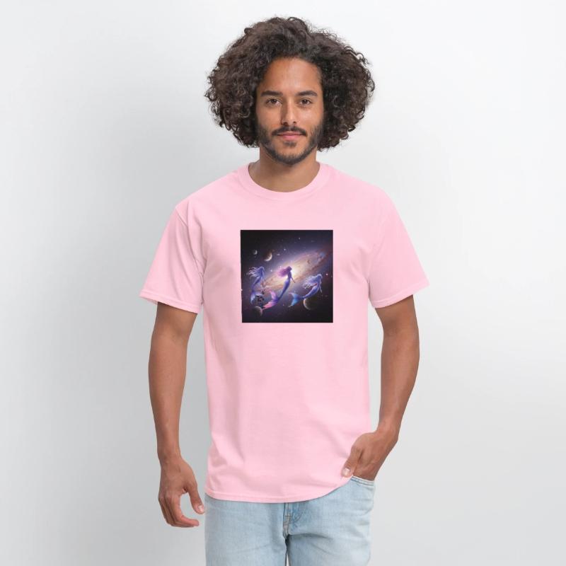 Galactic Mermaid Nebula T-Shirt