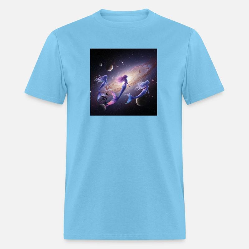 Galactic Mermaid Nebula T-Shirt