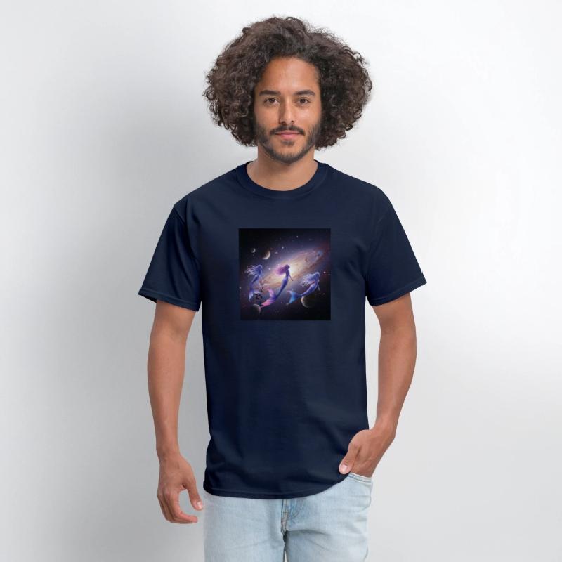 Galactic Mermaid Nebula T-Shirt