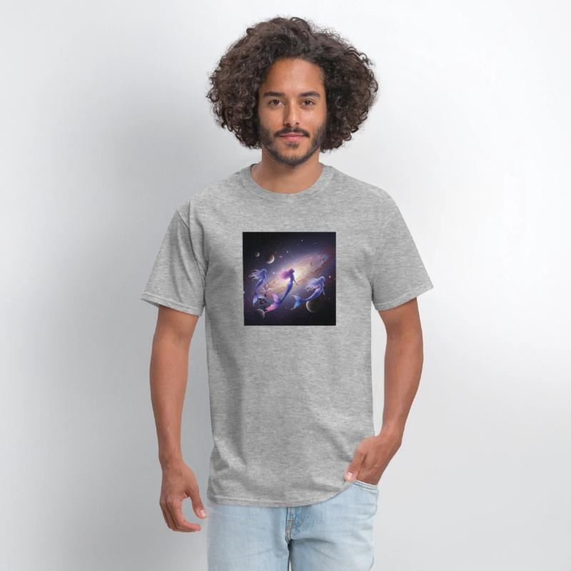 Galactic Mermaid Nebula T-Shirt