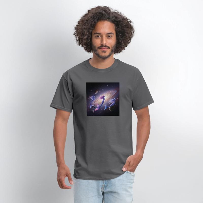 Galactic Mermaid Nebula T-Shirt