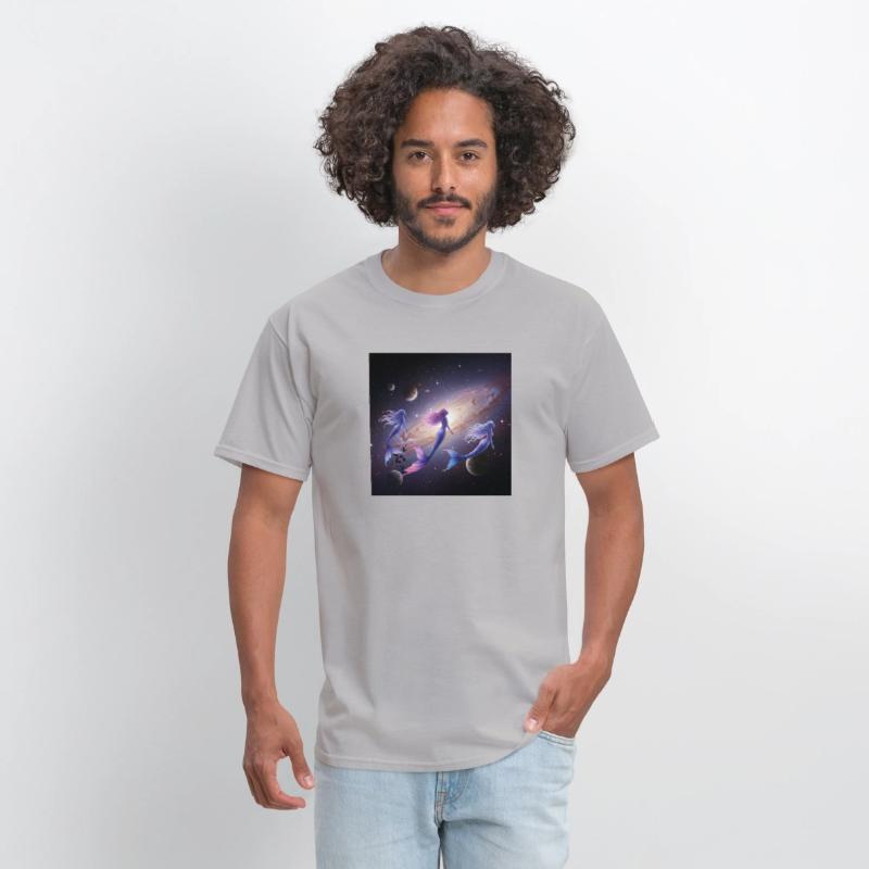 Galactic Mermaid Nebula T-Shirt