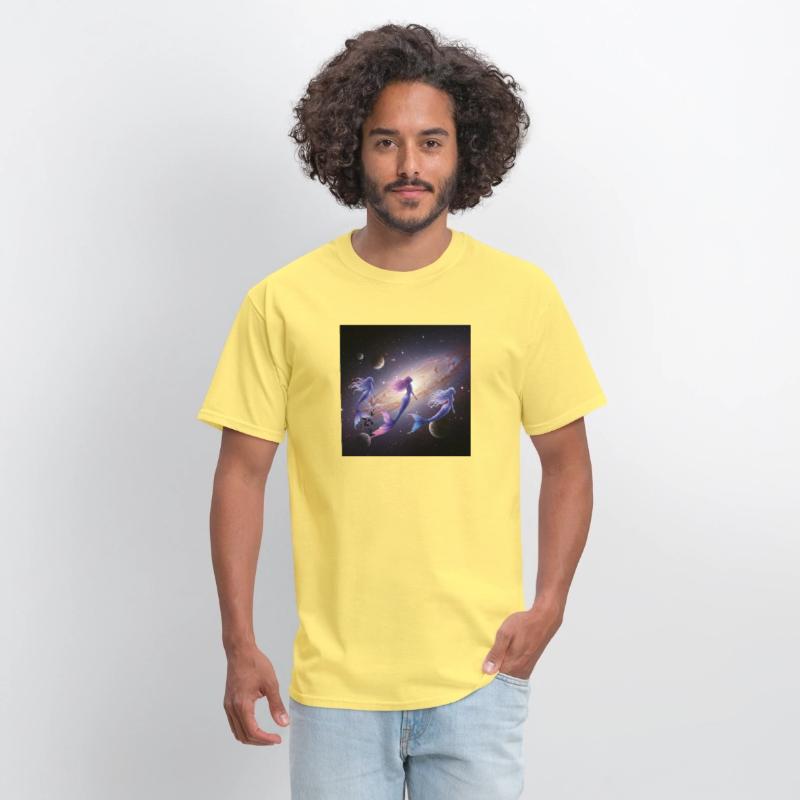 Galactic Mermaid Nebula T-Shirt