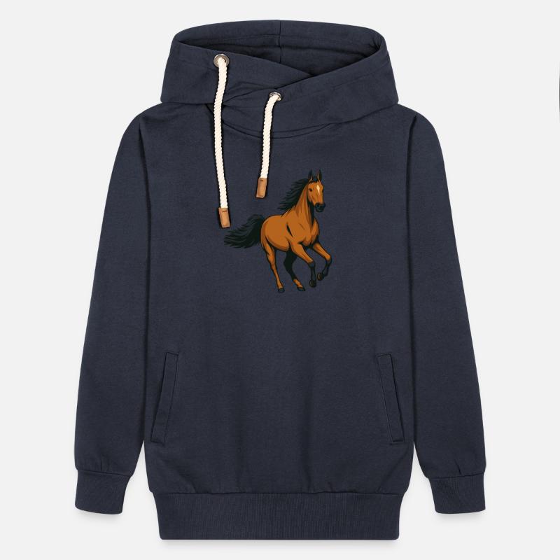 Galloping Chestnut Stallion