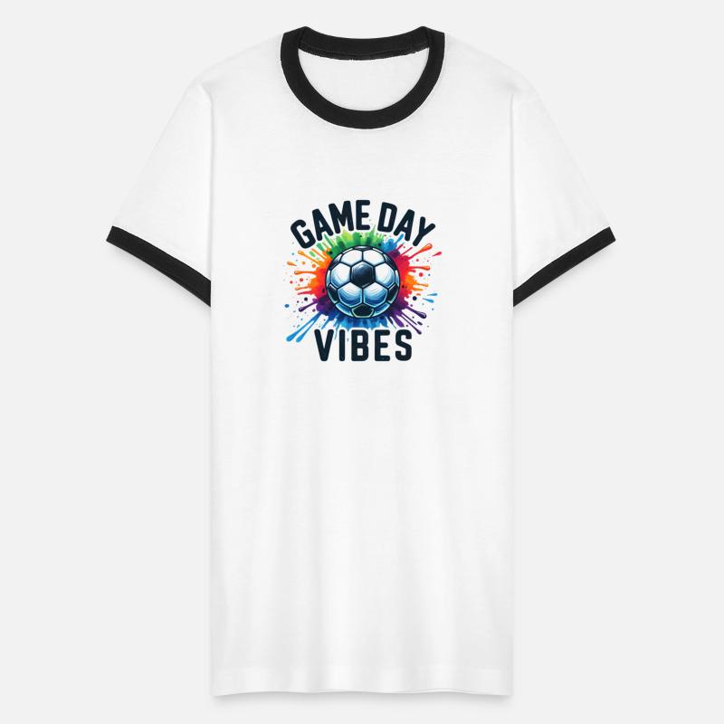 Game Day Vibes Colorful Soccer Ball