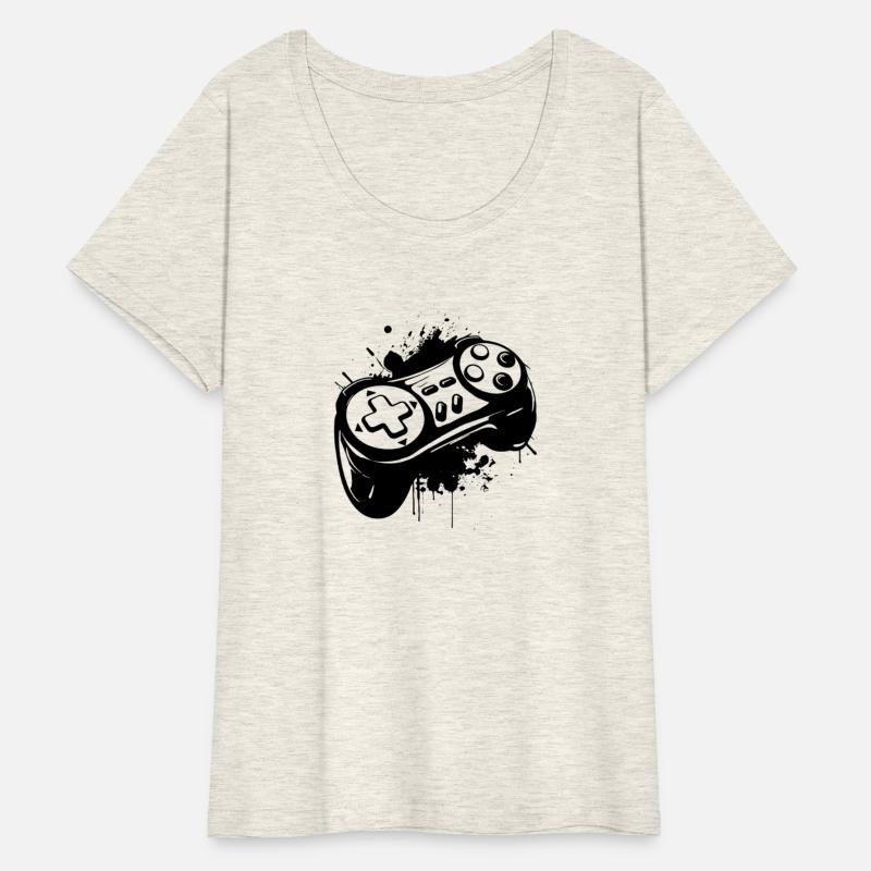 Gaming Controller Color Splotch