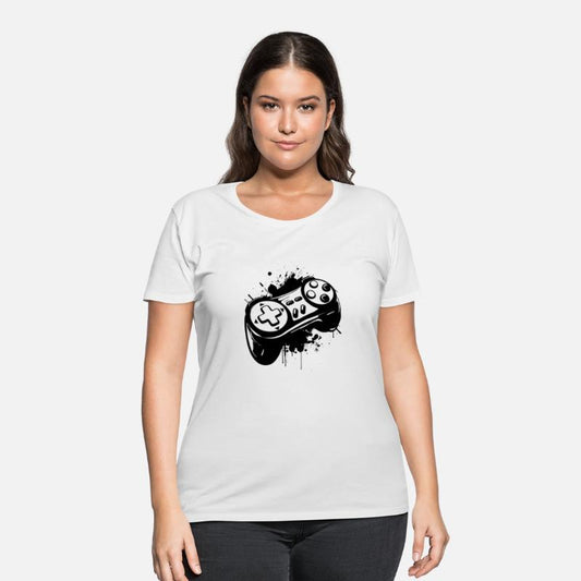 Gaming Controller Color Splotch