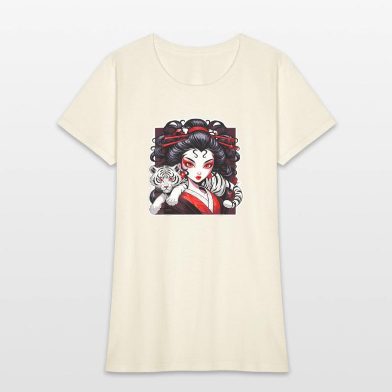 Geisha Tattoo Inspired Graphic