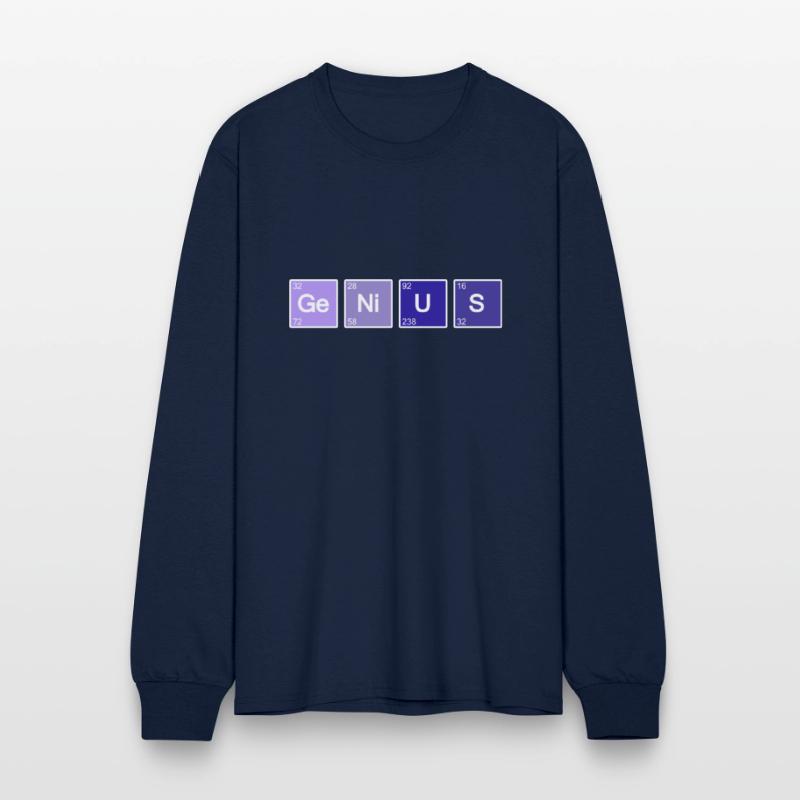 Genius Geek Nerd Blue