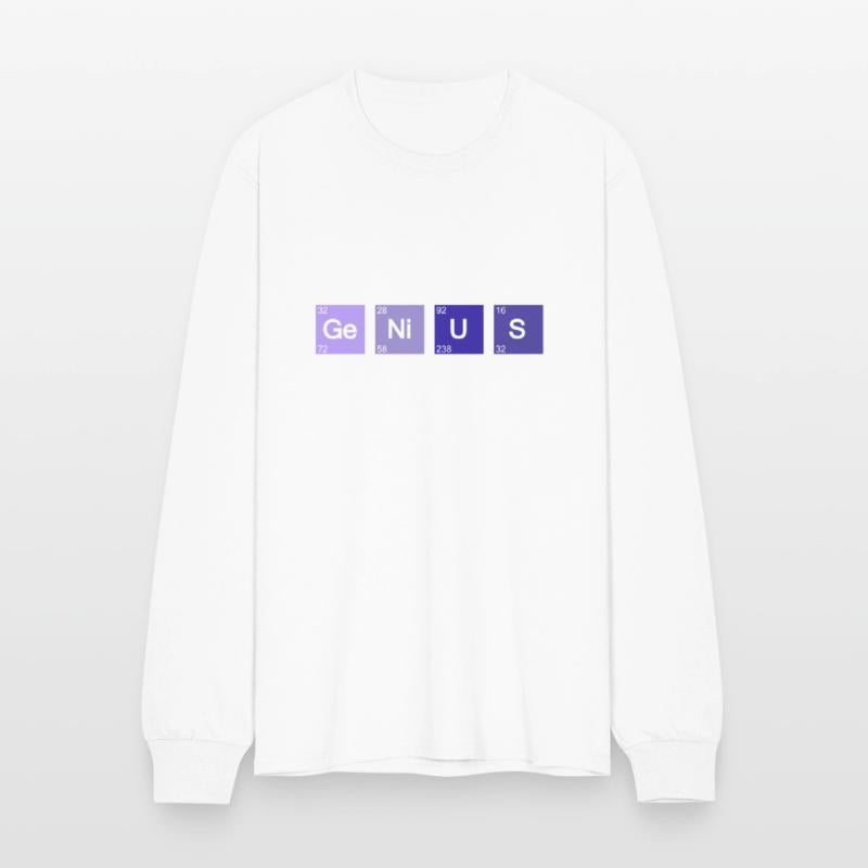 Genius Geek Nerd Blue