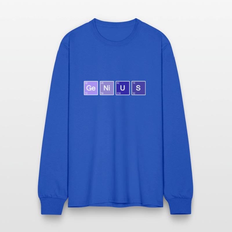 Genius Geek Nerd Blue