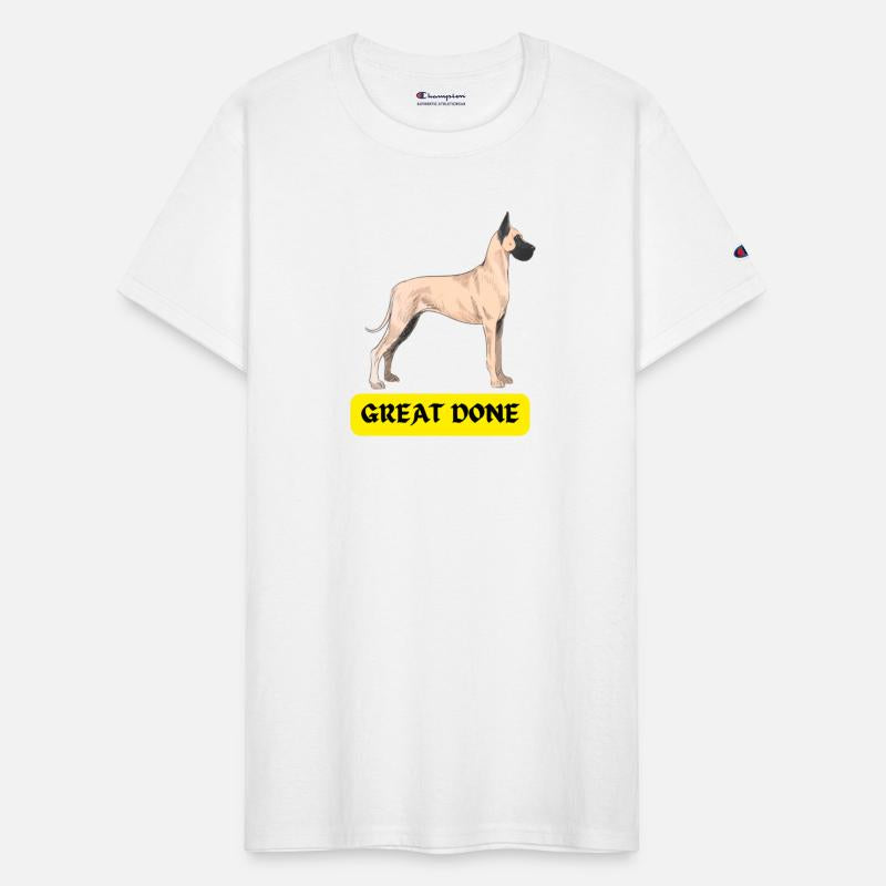 German Great Done dog is a large-sized dog