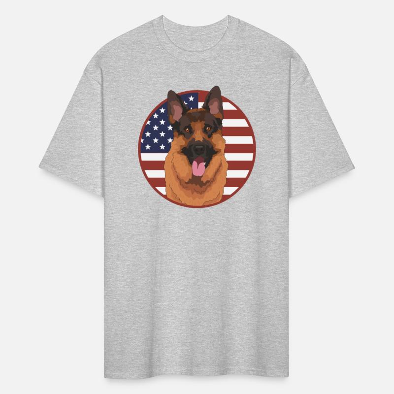 German Shepherd US Flag Dog Owner
