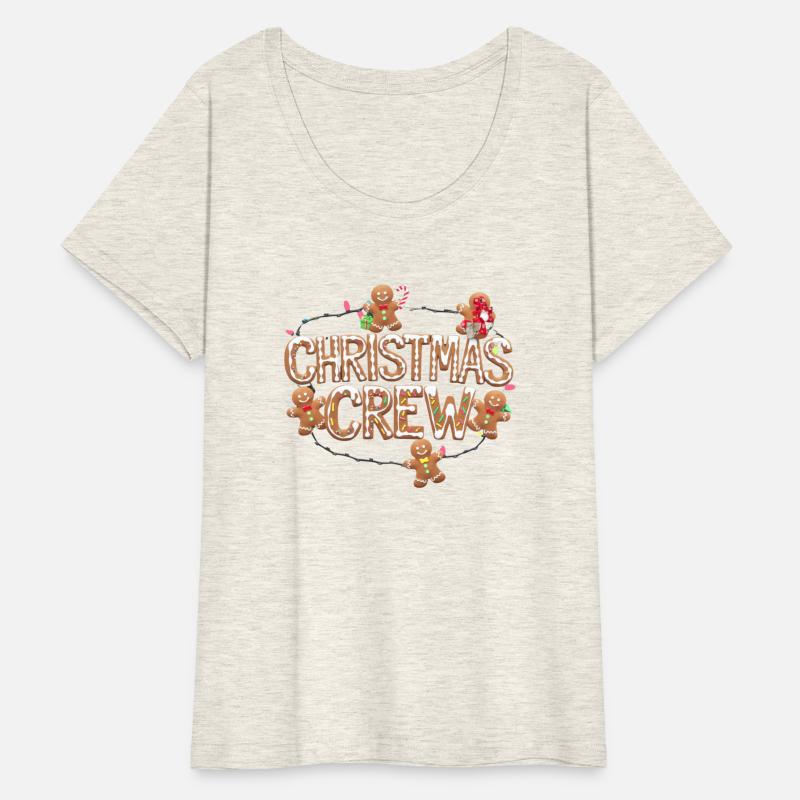 Gingerbread Christmas Crew with Festive Lights