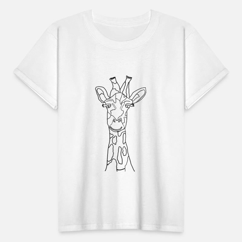 Giraffe to color in. Be creative and colourful