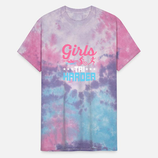 Girls Tri Harder Triathlete Triathlon