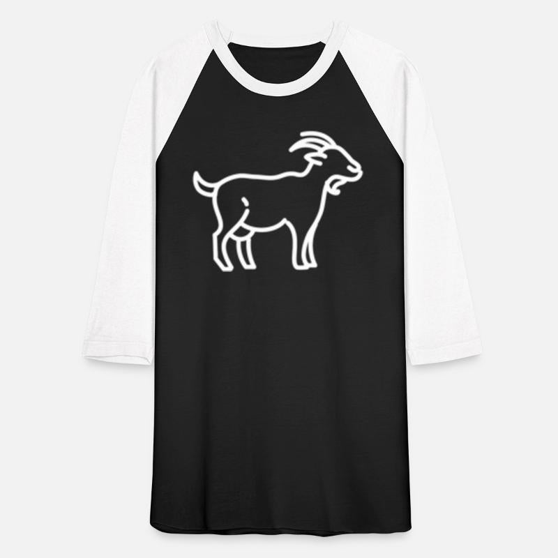 Goat Animal Badge Patch Line Icon Outline