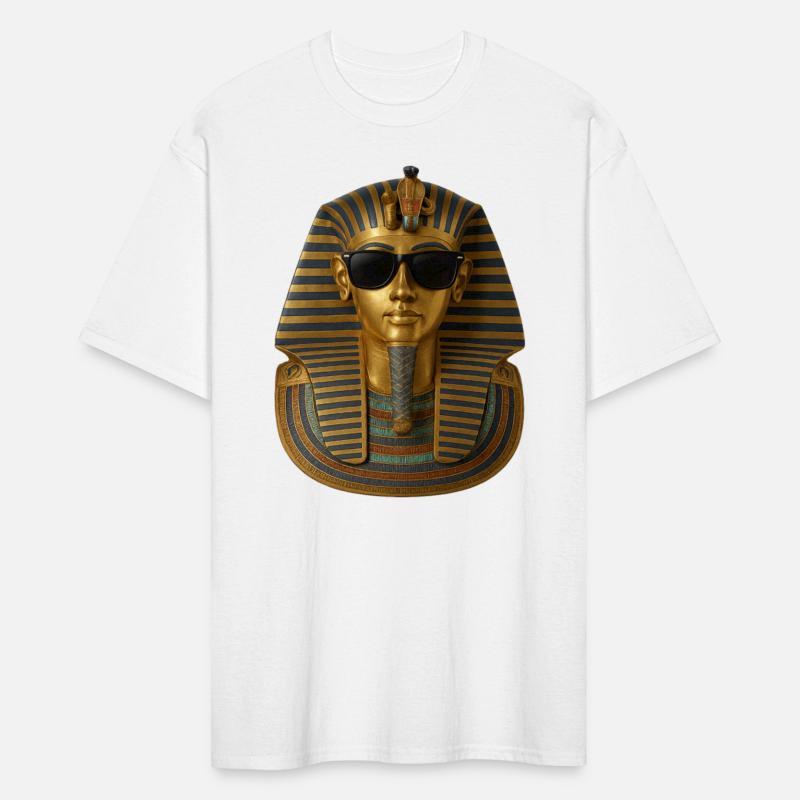Golden Pharaoh Mask with Sunglasses