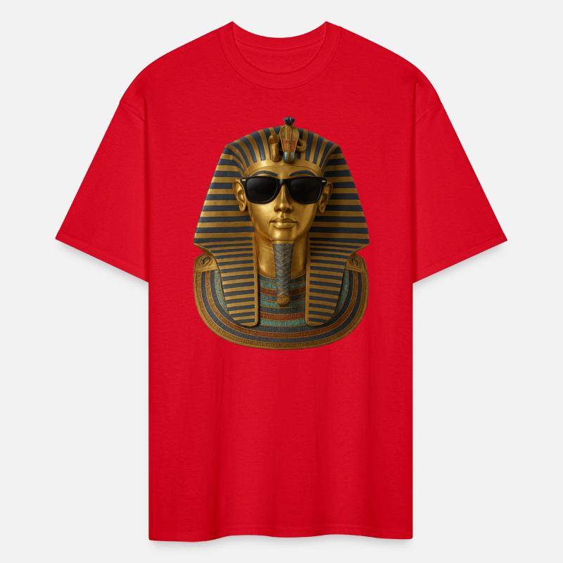 Golden Pharaoh Mask with Sunglasses