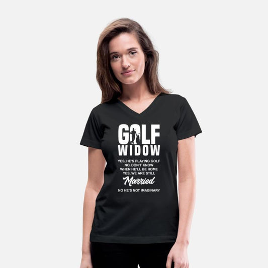 Golf Widow Funny Golfer Wife Gift