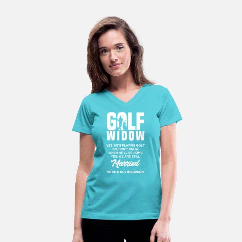 Golf Widow Funny Golfer Wife Gift