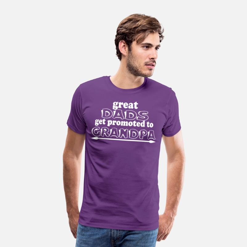 "Great Dads Get Promoted to Grandpa" T-Shirt