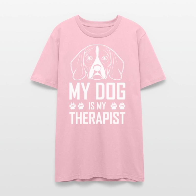 My Dog is My Therapist Beagle Tshirt