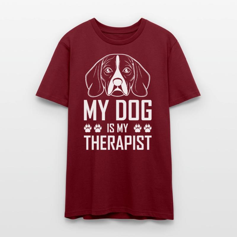 My Dog is My Therapist Beagle Tshirt