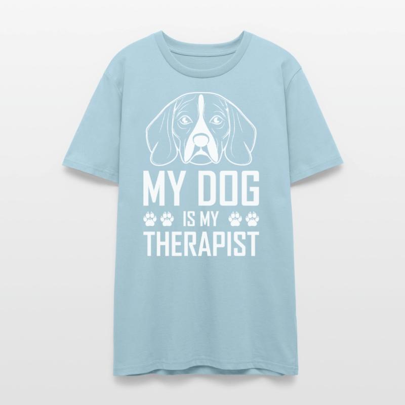 My Dog is My Therapist Beagle Tshirt