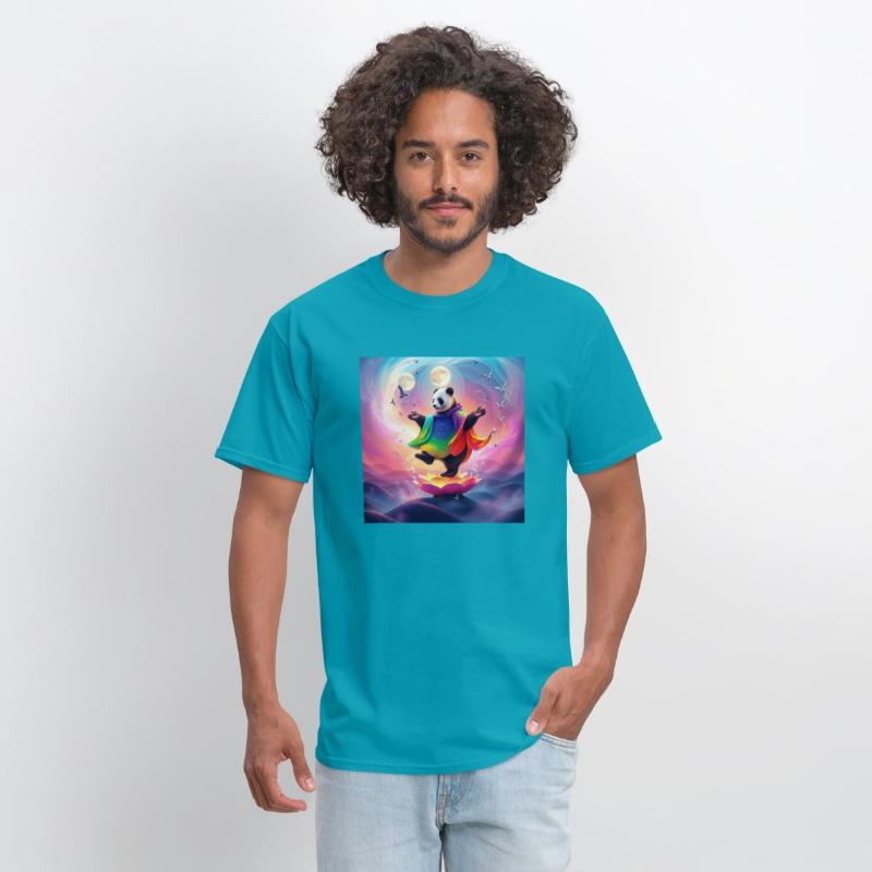 Mystical Zen Panda – Colorful Spiritual Harmony