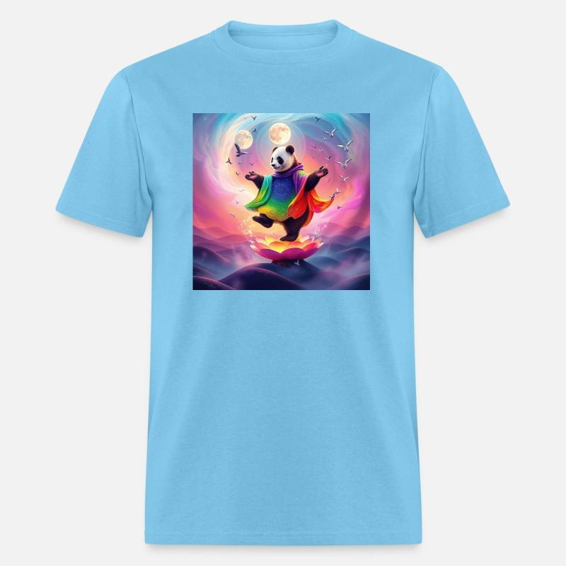 Mystical Zen Panda – Colorful Spiritual Harmony