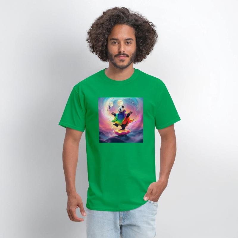 Mystical Zen Panda – Colorful Spiritual Harmony