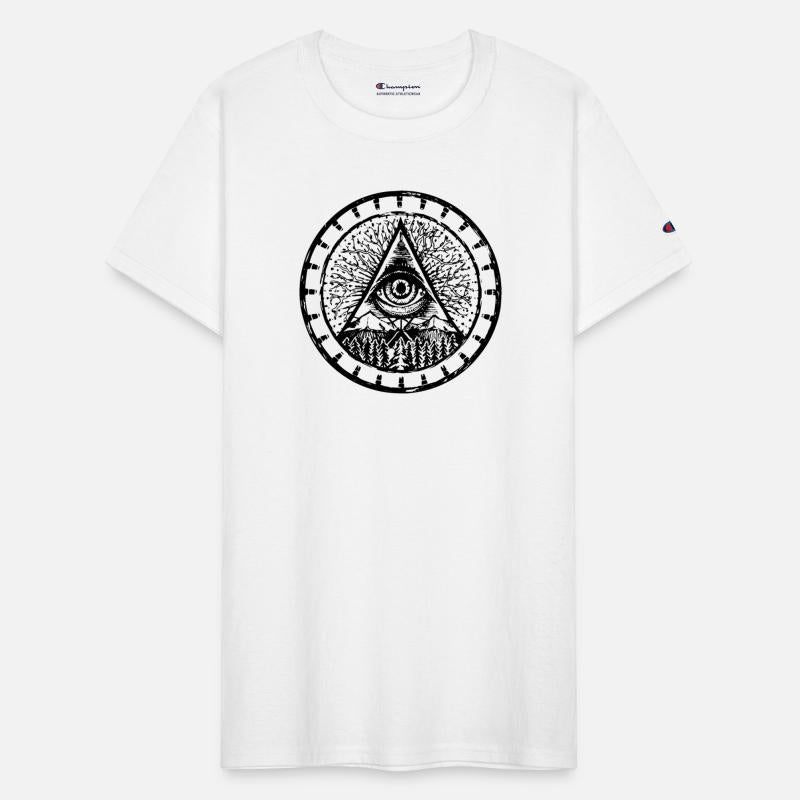 Nature's Illumination: Forest Triangle