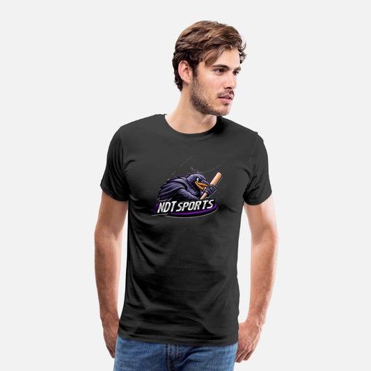 NDT Sports Raven Mascot logo
