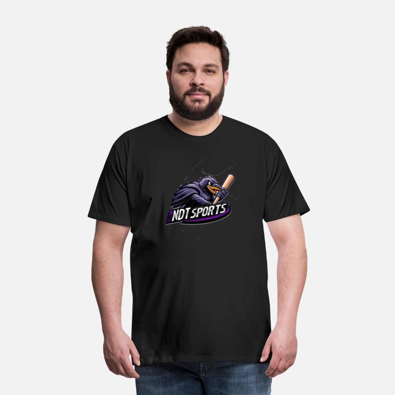 NDT Sports Raven Mascot logo