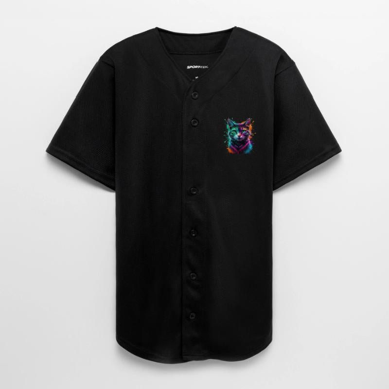 Neon Cosmic Cat – A Psychedelic Fusion of Color