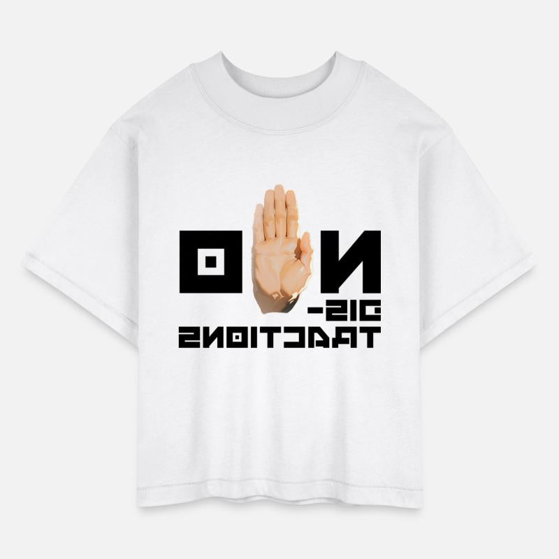 NO Distractions! cool mirror readable reverse typo